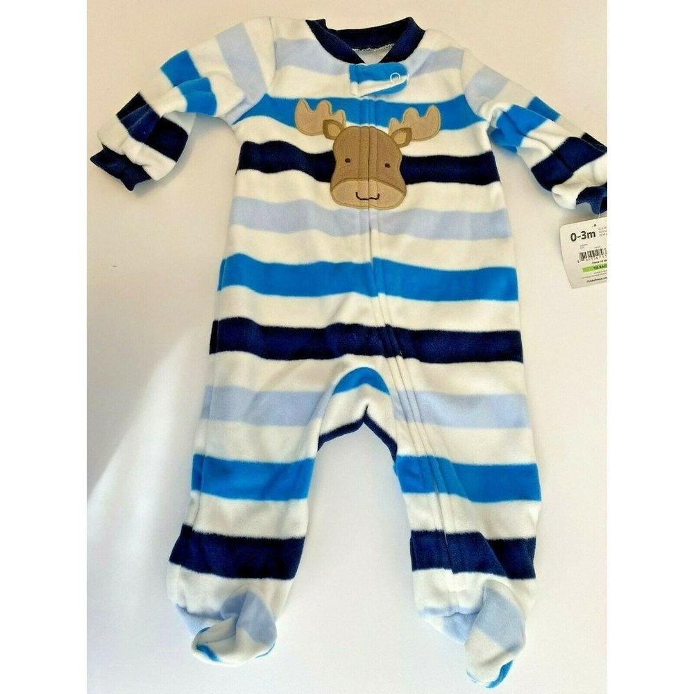 Carters Child Of Mine Boys Footed Sleeper 0-3 M